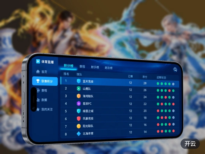 下载开云,主队赛程与比分一手掌握